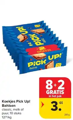 Carrefour Koekjes Pick Up! Bahlsen aanbieding