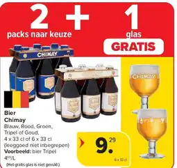 Carrefour Bier Chimay aanbieding