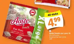 Albert Heijn Aoste Snacks pur porc XL aanbieding