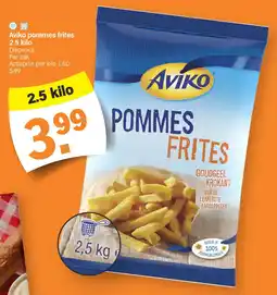 Albert Heijn Aviko pommes frites 2.5 kilo aanbieding