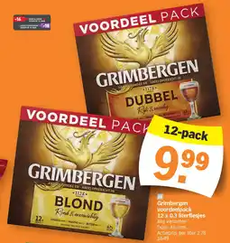 Albert Heijn Grimbergen voordeelpack 12 x 0.3 literflesjes aanbieding