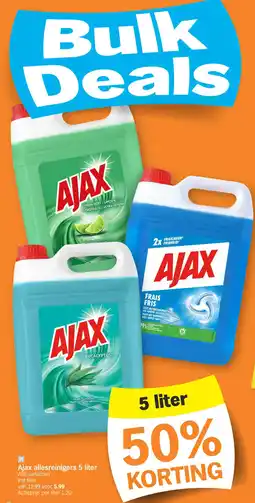 Albert Heijn Ajax allesreinigers 5 liter aanbieding