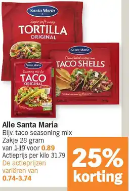 Albert Heijn Alle Santa Maria aanbieding