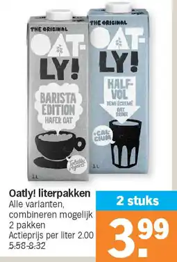 Albert Heijn Oatly! literpakken aanbieding