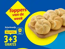 Lidl Keizerbroodje aanbieding