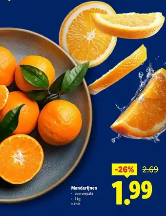 Lidl Mandarijnen aanbieding