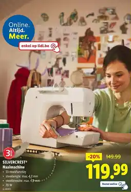 Lidl Silvercrest naaimachine aanbieding