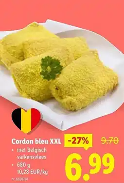 Lidl Cordon bleu XXL aanbieding