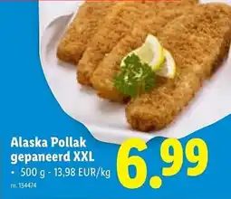 Lidl Alaska Pollak gepaneerd XXL aanbieding
