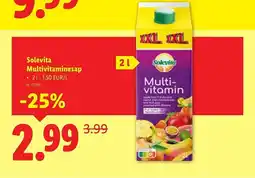 Lidl Solevita Multivitaminesap aanbieding