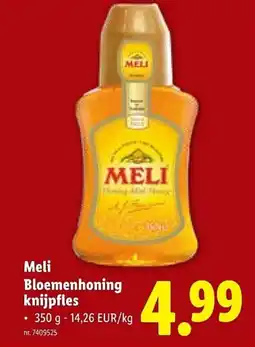 Lidl Meli Bloemenhoning knijpfles aanbieding