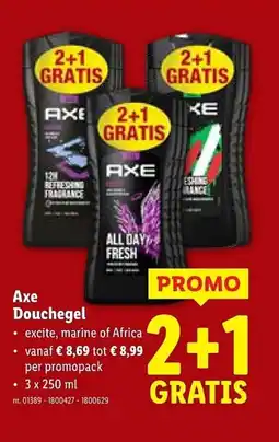 Lidl Axe Douchegel aanbieding