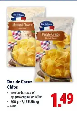 Lidl Duc de Coeur Chips aanbieding
