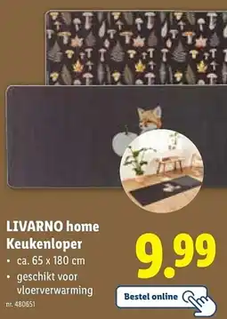 Lidl LIVARNO home Keukenloper aanbieding