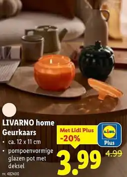 Lidl LIVARNO home Geurkaars aanbieding
