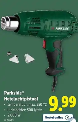 Lidl Parkside Heteluchtpistool aanbieding
