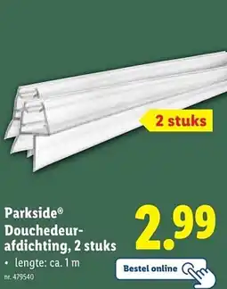 Lidl Parkside Douchedeurafdichting, 2 stuks aanbieding
