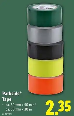 Lidl Parkside Tape aanbieding