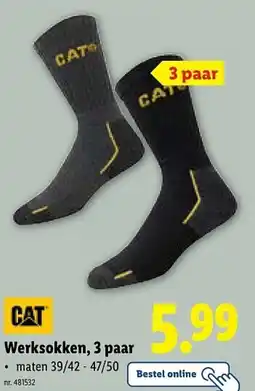 Lidl Werksokken, 3 paar aanbieding