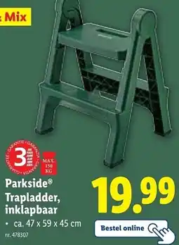 Lidl Parkside Trapladder, inklapbaar aanbieding