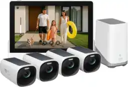 Coolblue EufyCam 3 4-Pack + Smart Display E10 aanbieding