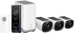Coolblue EufyCam 3 Lot de 3 + Video Doorbell E340 + Chime aanbieding