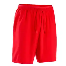 Decathlon Voetbalshort voor kinderen VIRALTO CLUB rood aanbieding