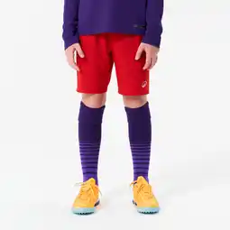Decathlon Voetbalshort voor kinderen VIRALTO CLUB rood aanbieding
