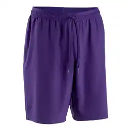 Decathlon Voetbalshort voor kinderen VIRALTO CLUB paars aanbieding