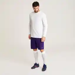 Decathlon Voetbalshort voor volwassenen Viralto Club paars aanbieding