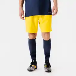 Decathlon Voetbalshort voor volwassenen Viralto Club geel aanbieding