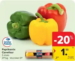 Carrefour Market Paprikamix Carrefour aanbieding