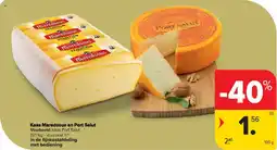 Carrefour Market Kaas Maredsous en Port Salut aanbieding