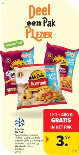 Carrefour Market Frieten McCain aanbieding