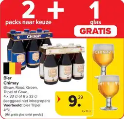 Carrefour Market Bier Chimay aanbieding