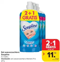 Carrefour Market Set wasverzachters Soupline aanbieding