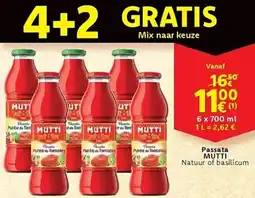 Cora Passata MUTTI Natuur of basilicum aanbieding