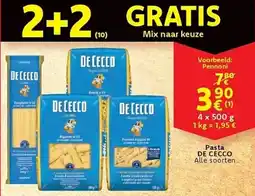 Cora Pasta DE CECCO aanbieding