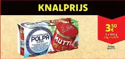 Cora Polpa MUTTI aanbieding