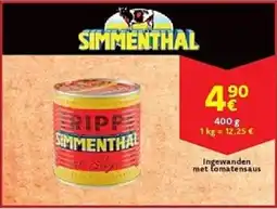 Cora Ingewanden met tomatensaus aanbieding
