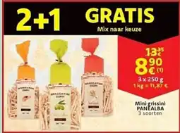 Cora Mini grissini PANEALBA aanbieding