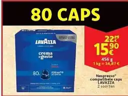 Cora Nespresso compatibele caps LAVAZZA aanbieding