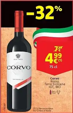 Cora Corvo Rosso Terre Siciliane IGT, MO aanbieding