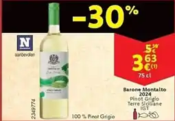 Cora Barone Montalto 2024 Pinot Grigio Terre Siciliane IGT aanbieding