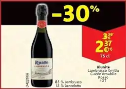 Cora Riunite Lambrusco Emilia Cuvée Amabile Rosso IGT aanbieding