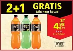 Cora Limonade CRODO aanbieding