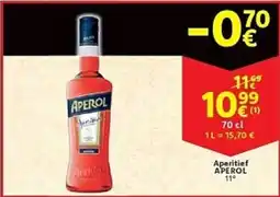 Cora Aperitief APEROL aanbieding
