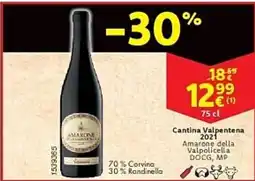 Cora Cantina Valpentena 2021 Amarone della Valpolicella DOCG, MP aanbieding