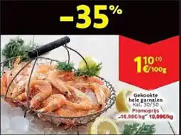 Cora Gekookte hele garnalen aanbieding