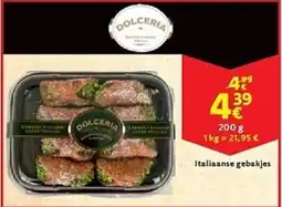 Cora Italiaanse gebakjes DOLCERIA aanbieding